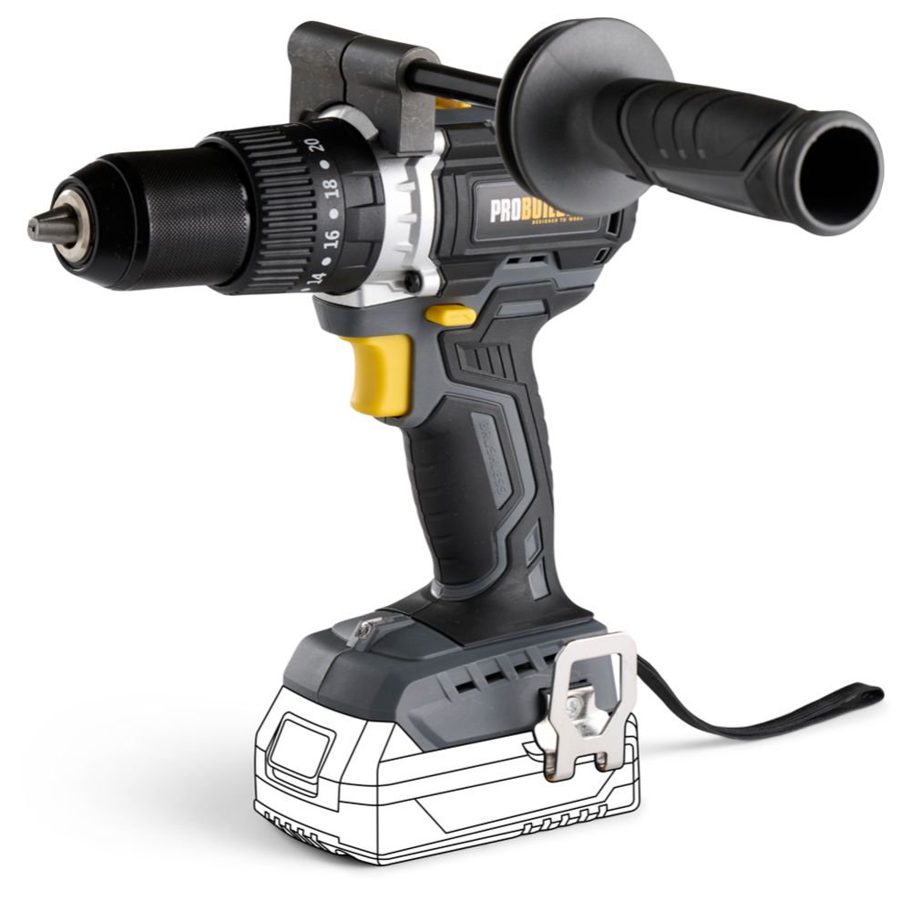 Probuilder harjadeta akulööktrell, 18 V, ilma aku ja laadijata