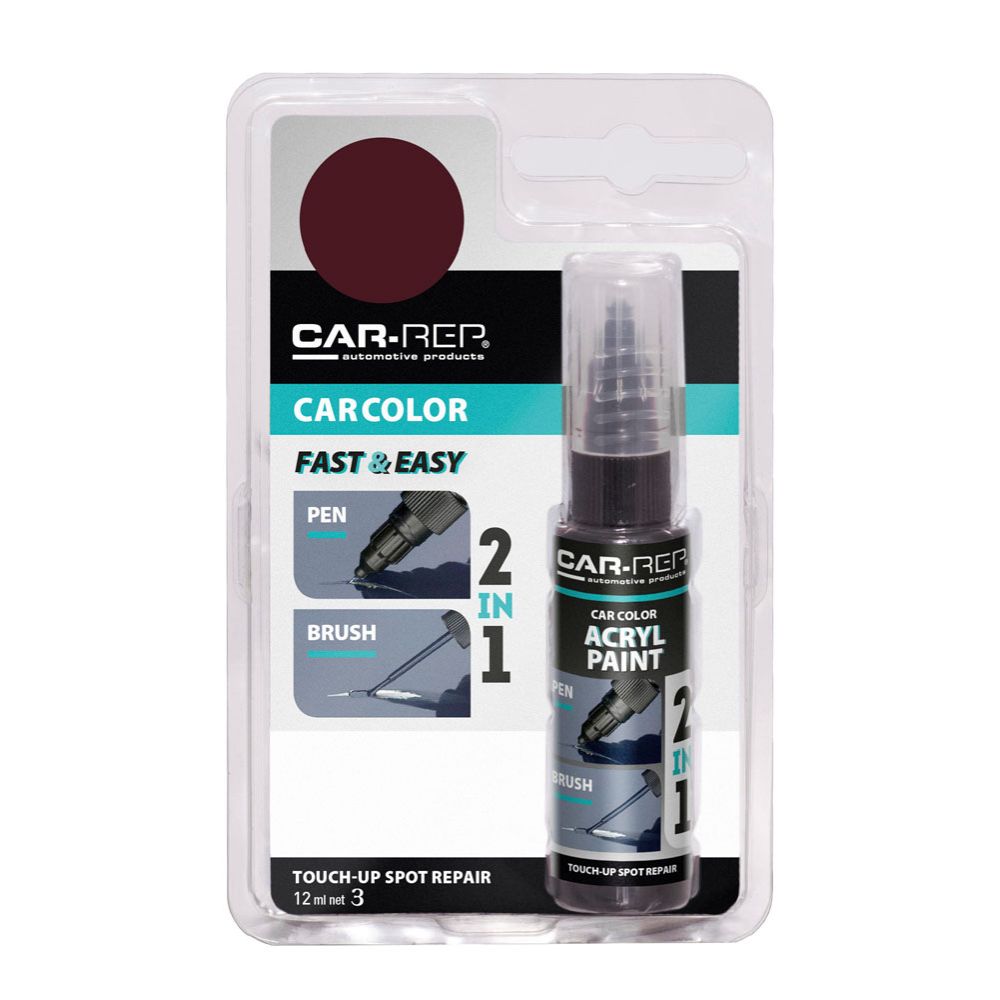 CAR-REP Touch-up reparationspenna 12 ml 124035 Red