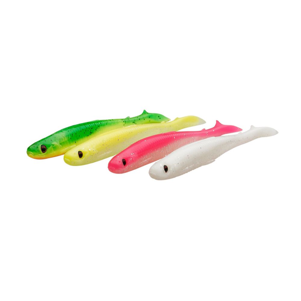 Savage Gear Slender Scoop jigg 9 cm Dark Water Mix 4 st.