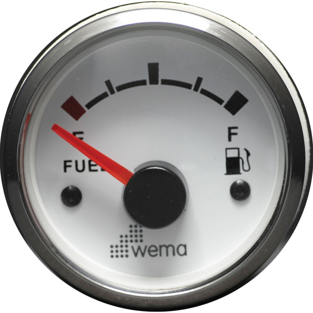 Wema polttoainemittari S3 ja S5 antureille, valkoinen, RST