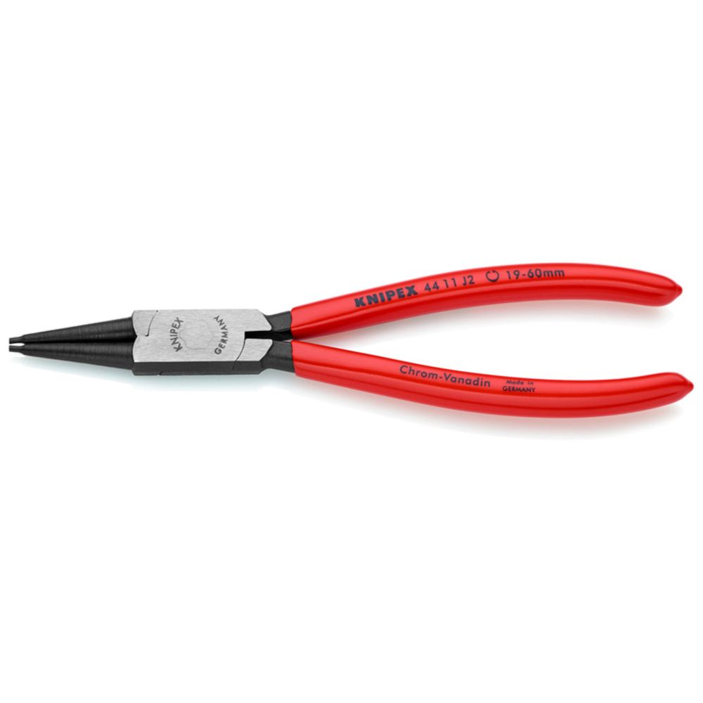 Knipex® 44 11 J2 lukustusrõngatangid sirged pigistavad 19-60 mm 180 mm