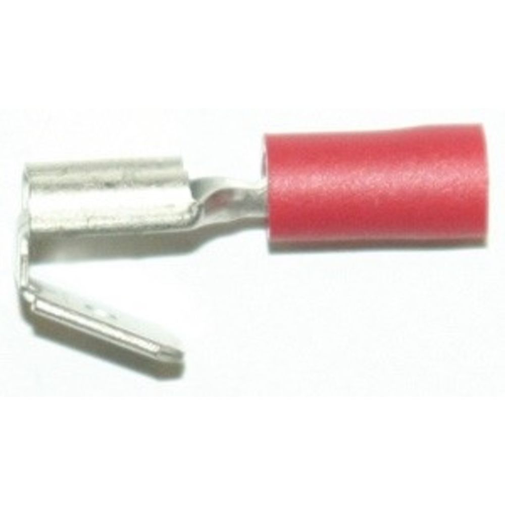 Abiko A1507FLSH kabelsko 6,3 mm röd 50 st.