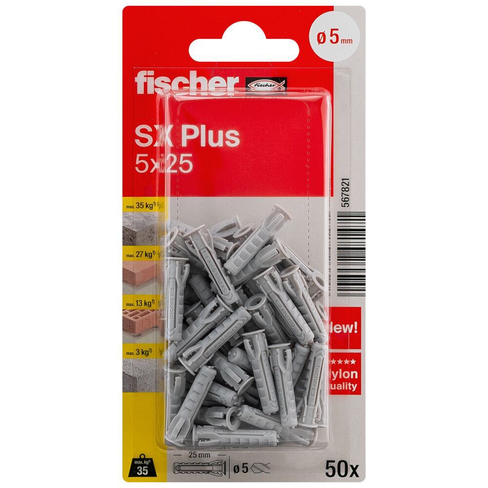 Fischer SX Plus nailontulppa