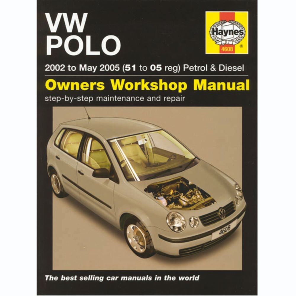 Korjausopas VW Polo 02-05 englanninkielinen