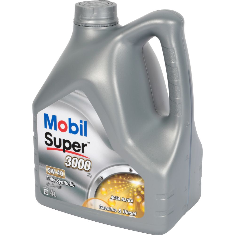 Mobil Super 3000 X1 5W-40 4 l moottoriöljy