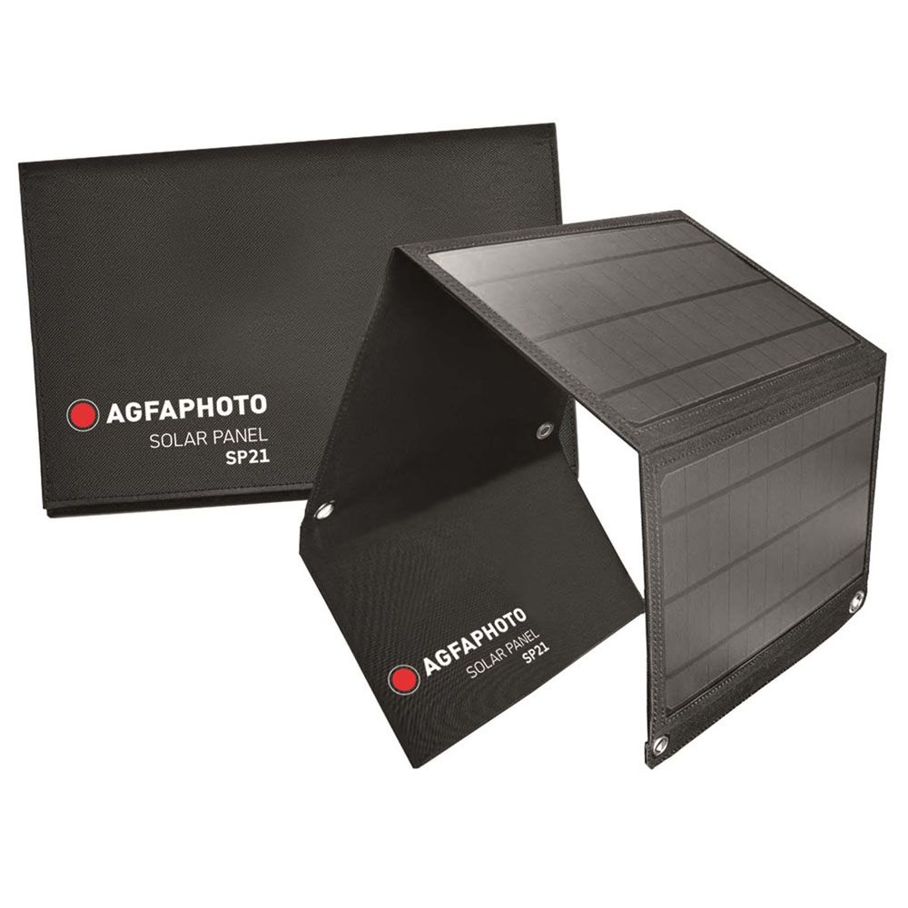 AgfaPhoto SP21 USB-pordiga kaasaskantav päikesepaneel, 21 W