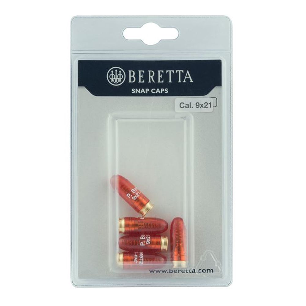 Beretta klikkipatruunat 9 x 21, 5 kpl punainen