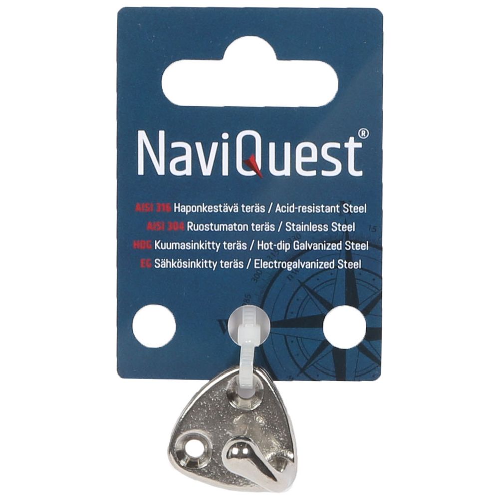 Naviquest fästkrok 25 x 25 mm, AISI 316