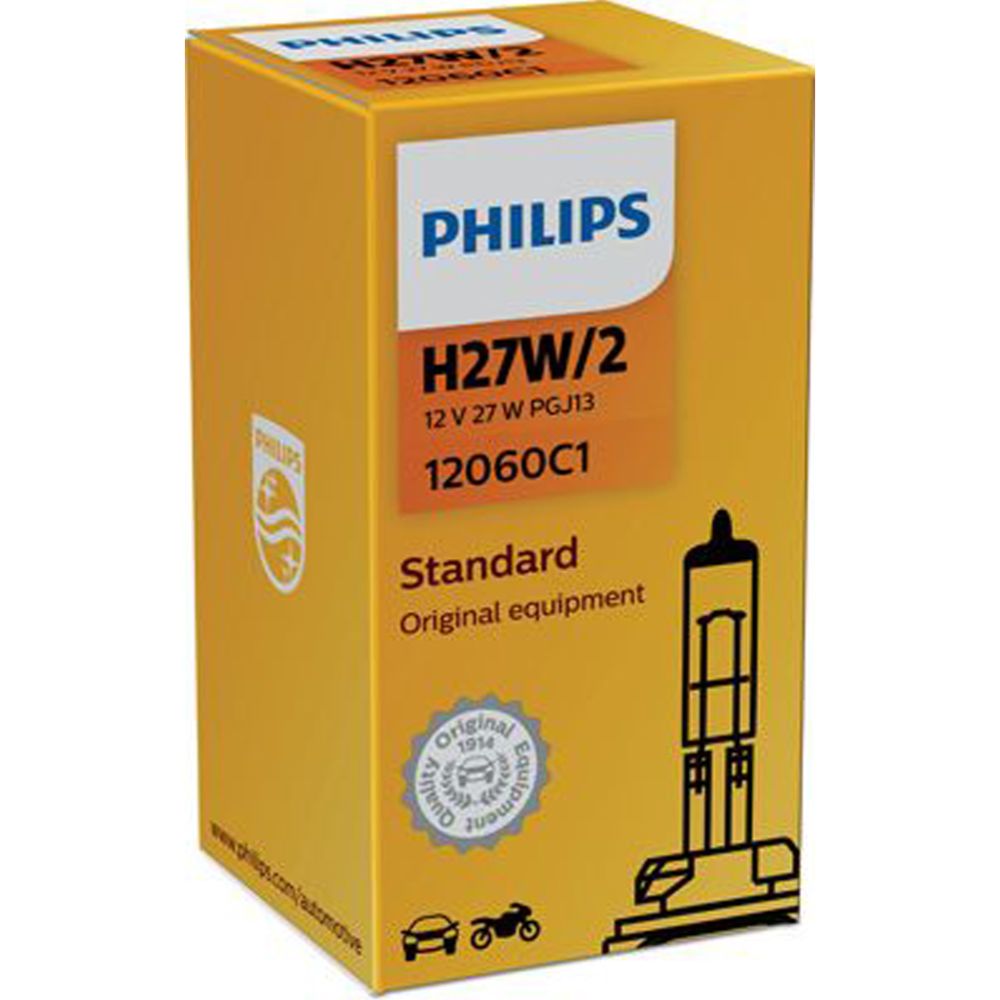 Philips H27W/2-pirn 12 V/27 W udutuli 90°