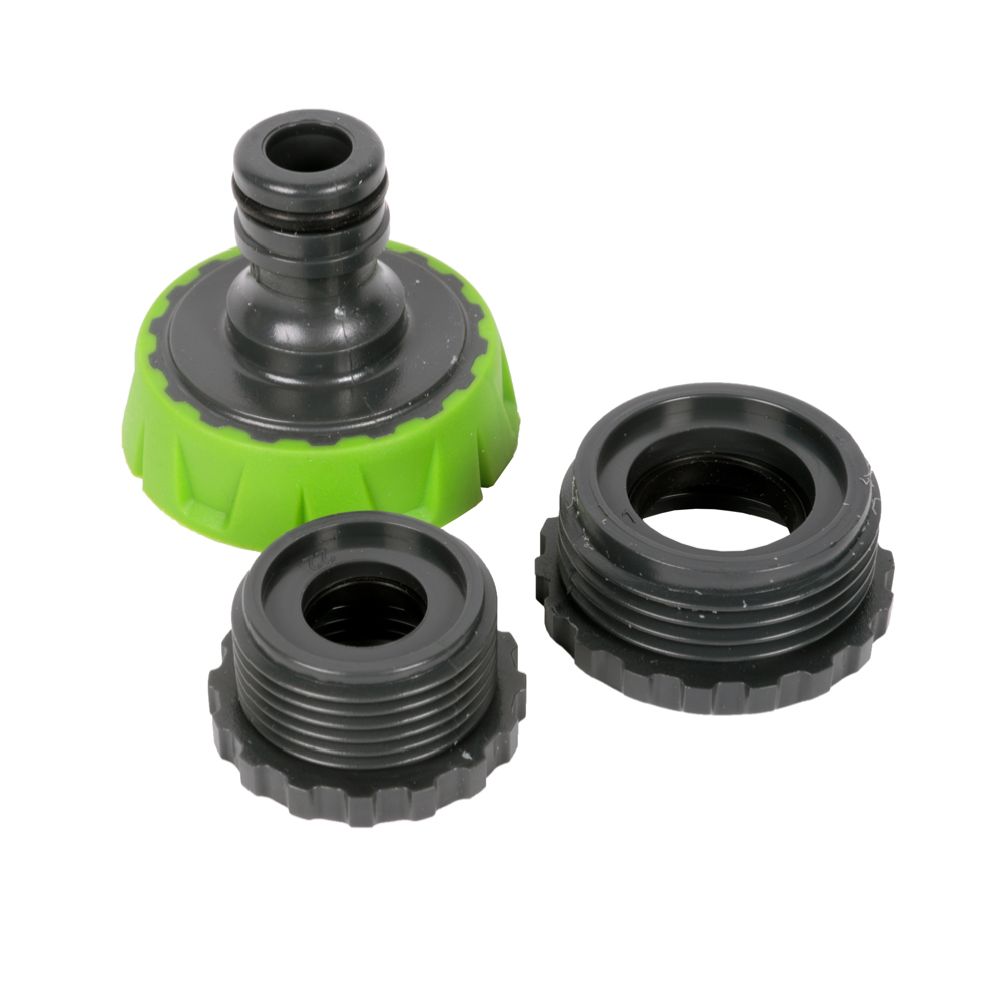 MTX Garden hanaliitin 1"-, 3/4"- ja 1/2"-sovittimilla