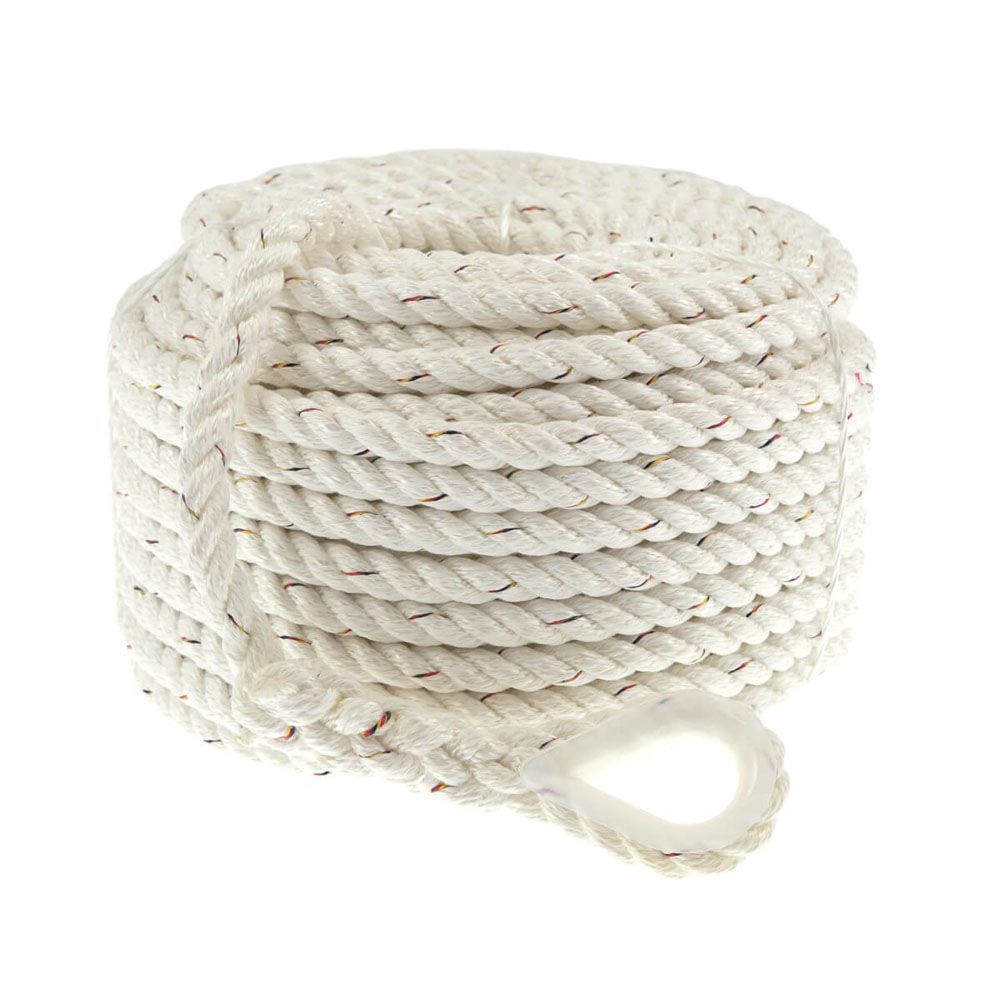Poly Ropes ankkuriköysi valkoinen 10 mm, 30 m