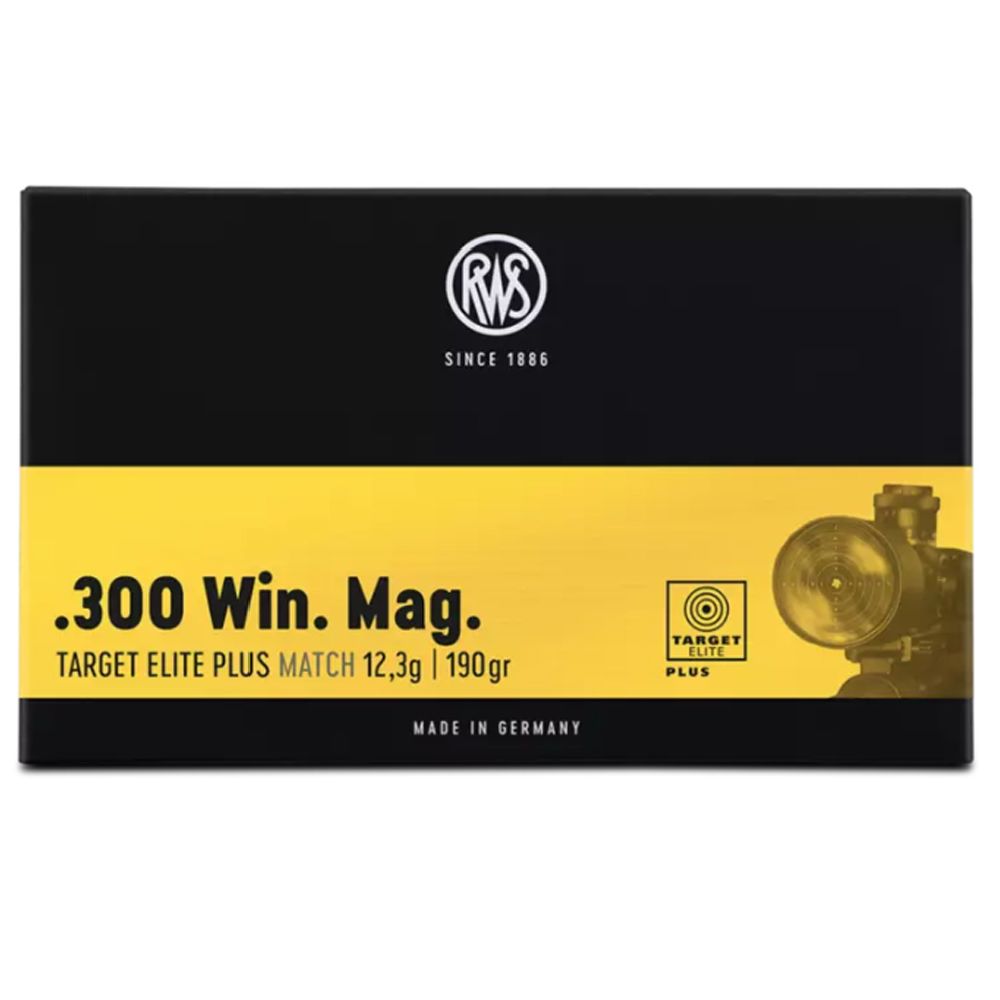 RWS Target Elite Plus .300 Win. Mag. 12,3g/190gr 20 kpl