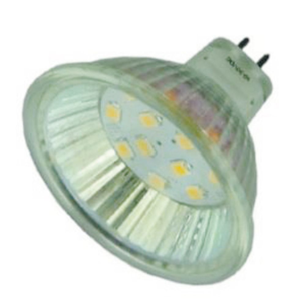15 SMD LED 10-30 V, 1,5-1,6 W, GU5, 3 / MR16 sockel bak