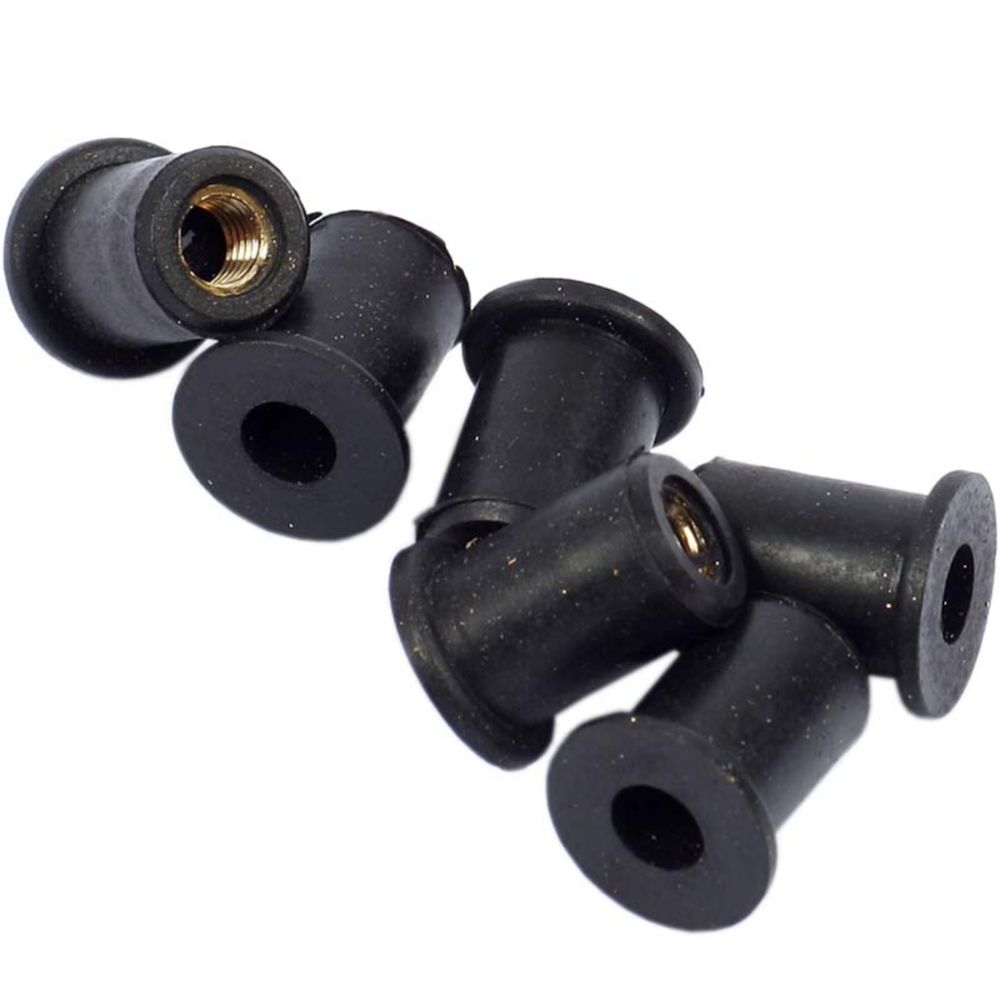 DZ Hardware Kumimutterisarja M5 6 kpl