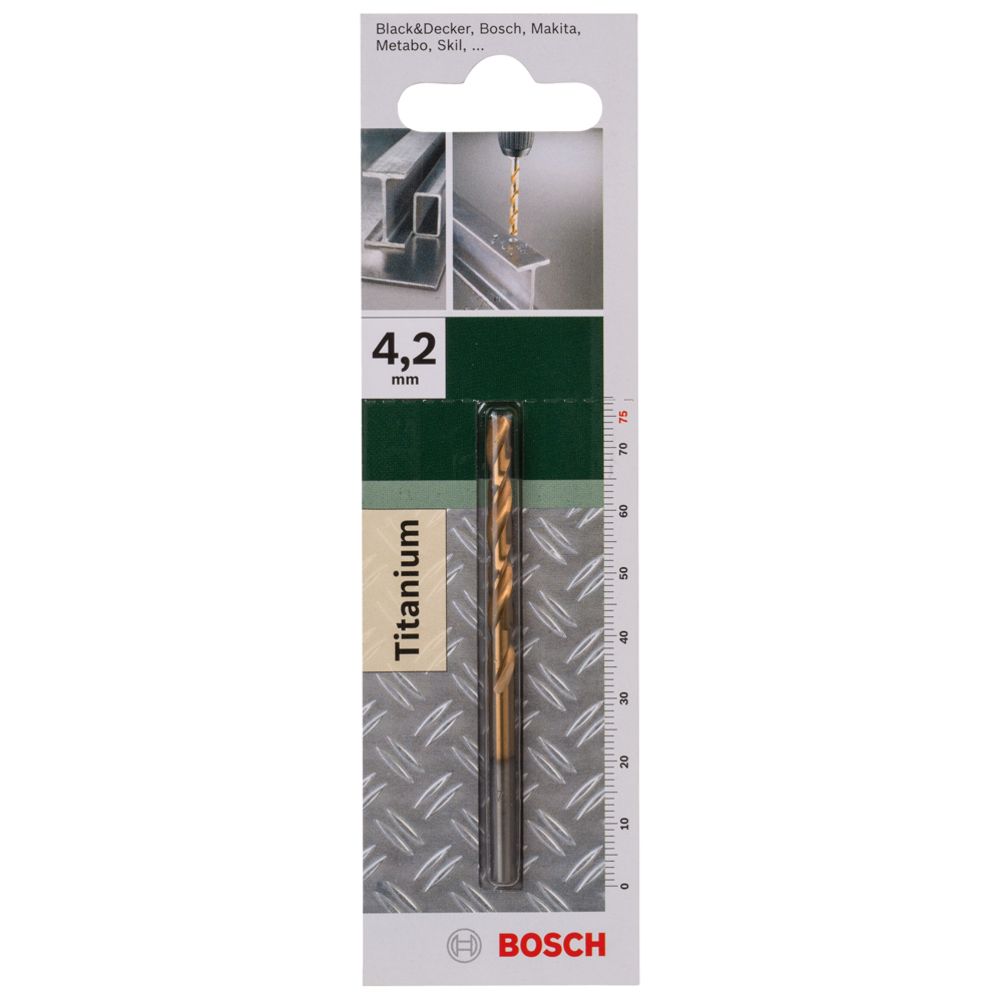 Bosch metallipuur HSS-TiN DIN 338