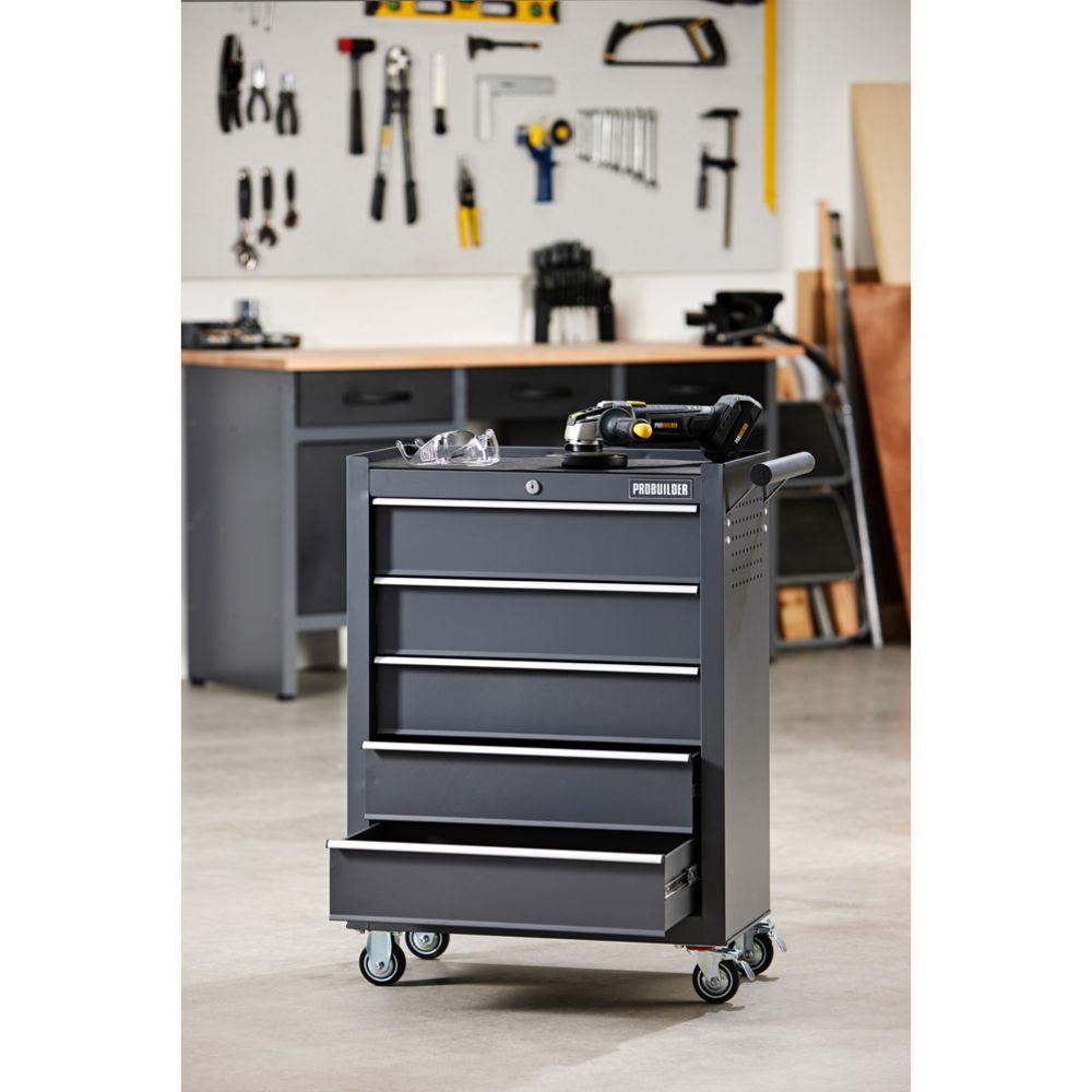 Probuilder verktygsvagn 5 lådor