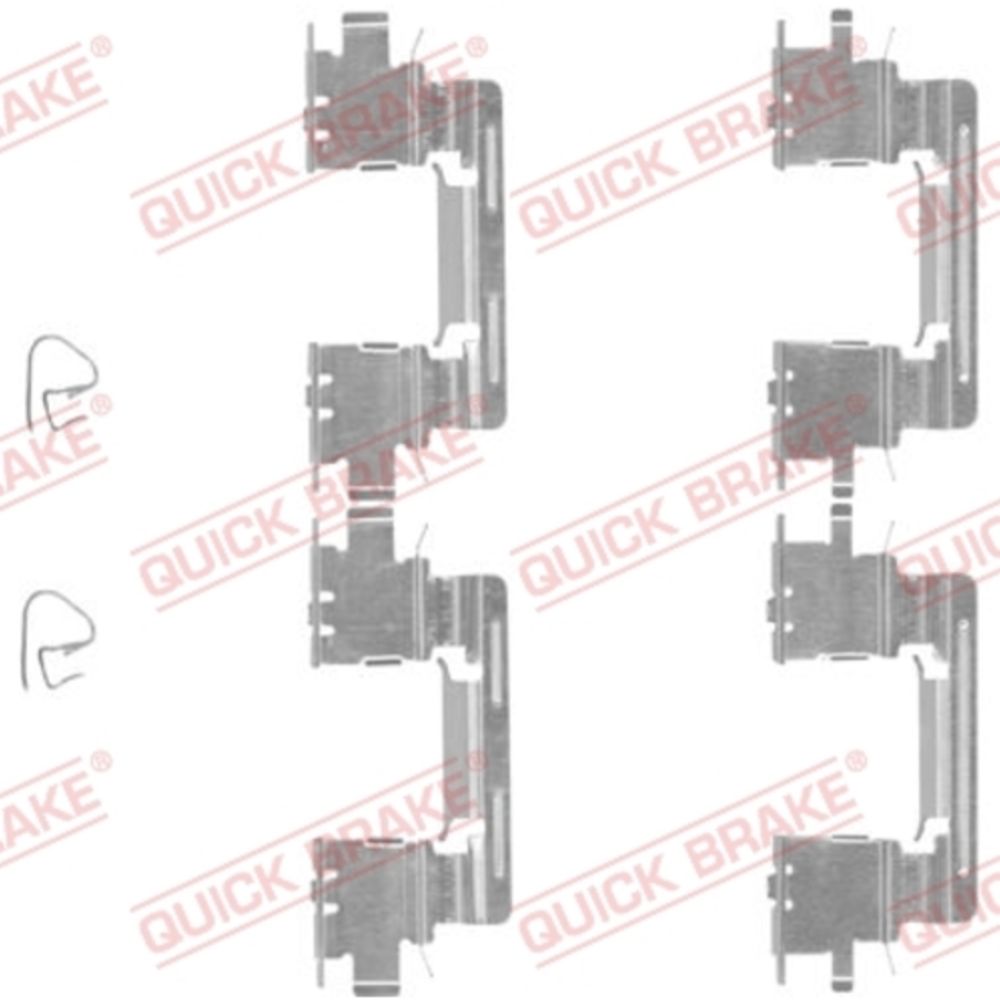 Jarrupalojen asennussarja 23-20159