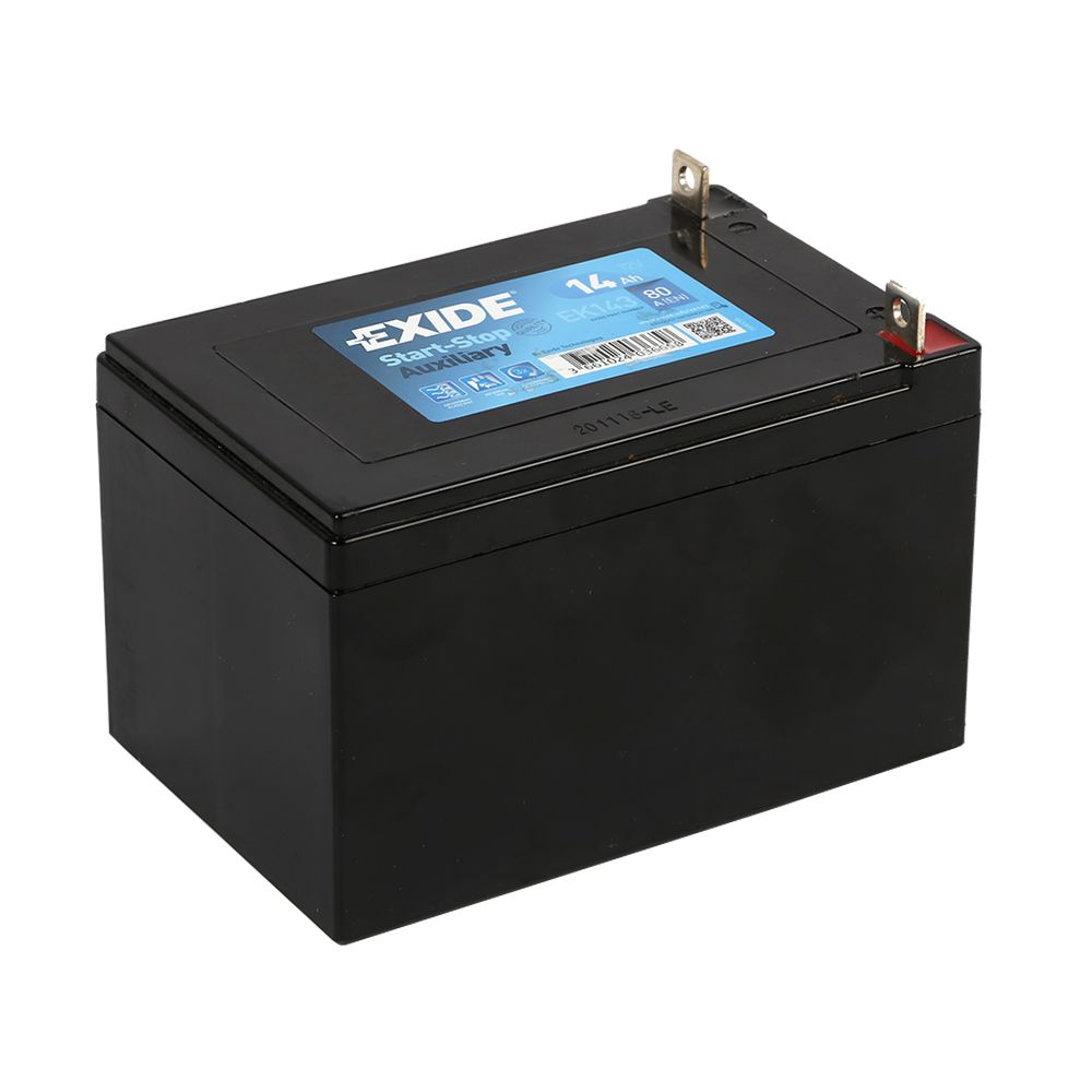 Exide EK143 14 Ah/80 A aku P150 x L100 x K100