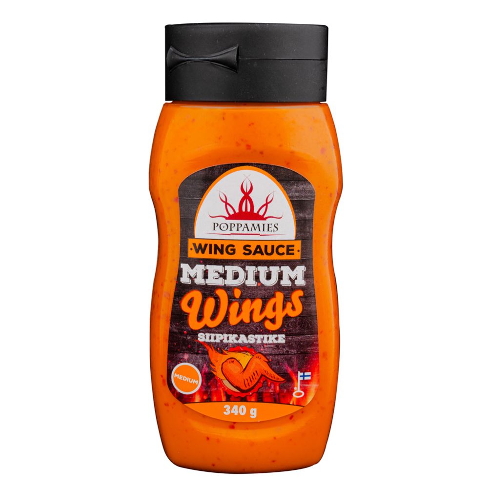 Poppamies Wing Sauce Medium vingsås 340 g