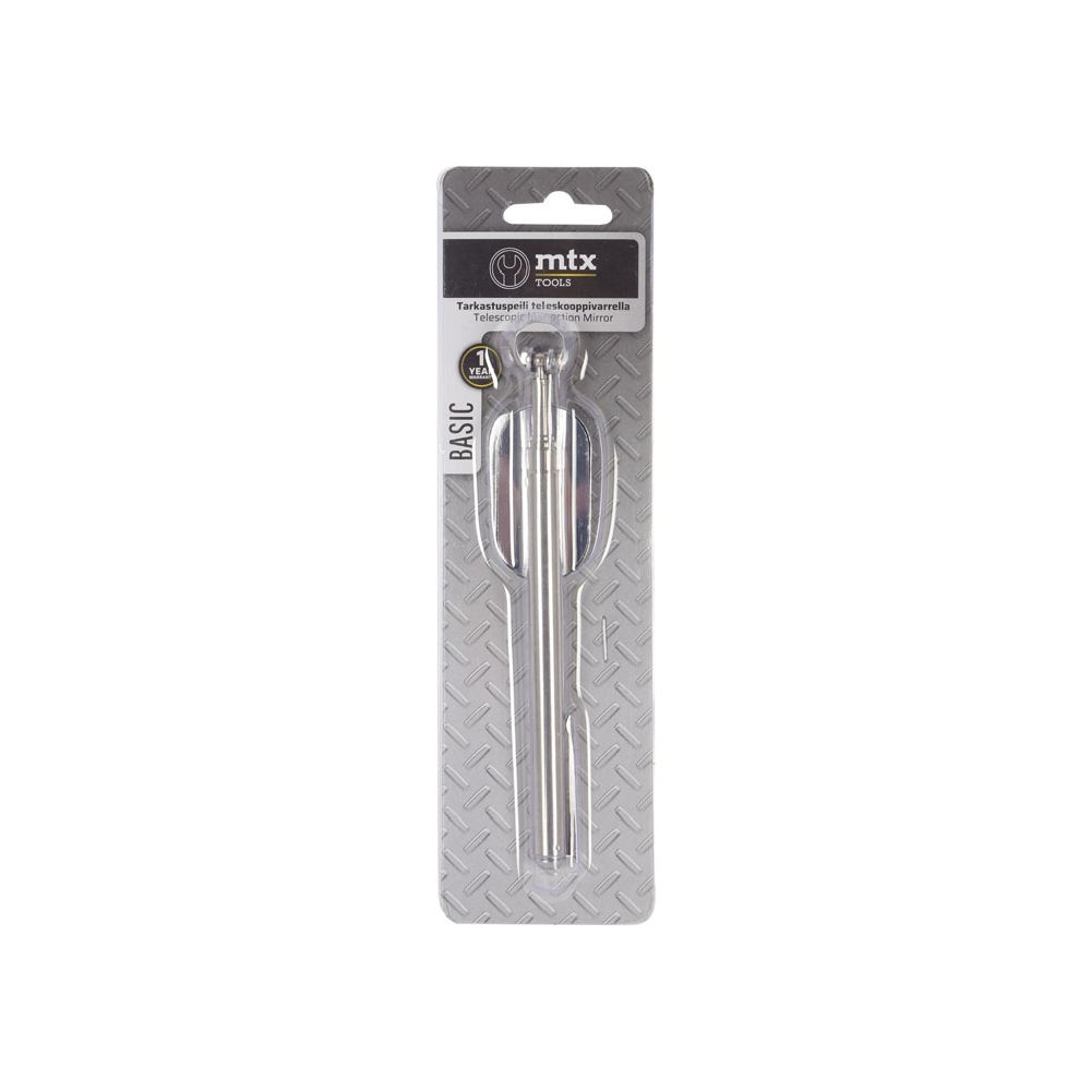 MTX Tools Basic vinklingsbar inspektionsspegel med teleskop, pennmodell 25 x 49 mm