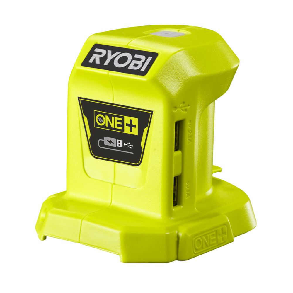 Ryobi R18USB-0 ONE+ USB latauslaite 2 porttia 18 V | Motonet Oy