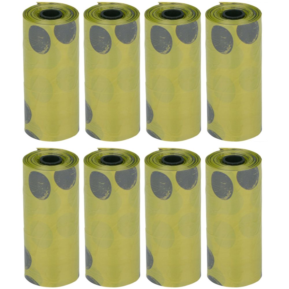 Pet Treatment Biologiskt nedbrytbara hundbajspåsar 8 x 20 st.