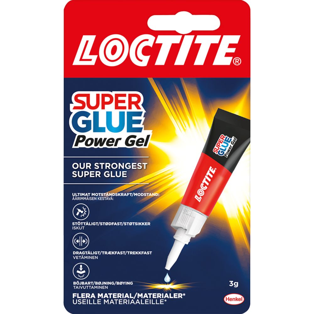 LOCTITE Super Glue Power Gel pikaliima 3 g