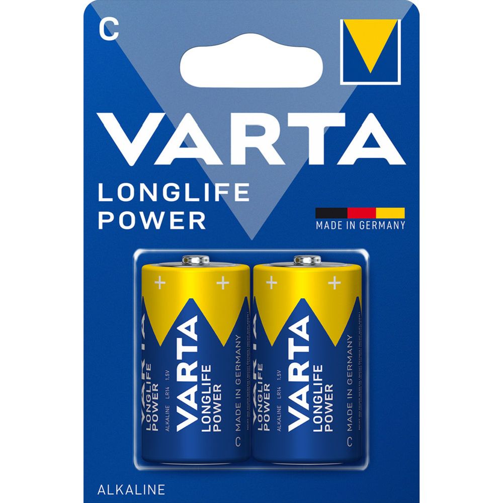 VARTA Longlife Power C batteri, 2 st.