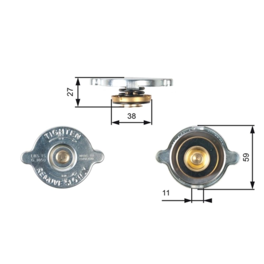 Radiaatori kork 30-7456