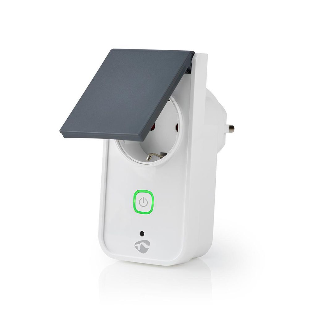 Nedis SmartLife Wifi-smartuttag med energimätare för utomhusbruk 16 A IP44 WiFi