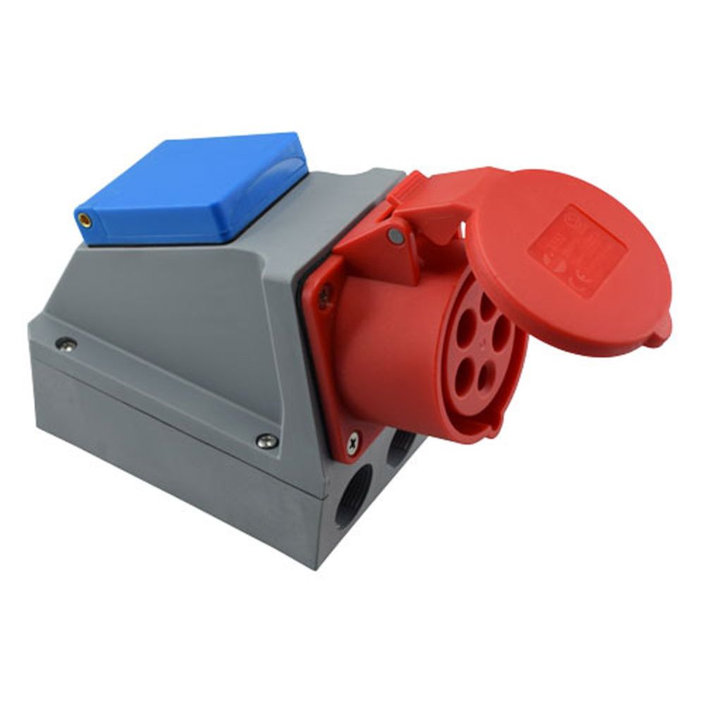 Harju kombipesa 5-klemmi + schuko 16 A, 230/400 V