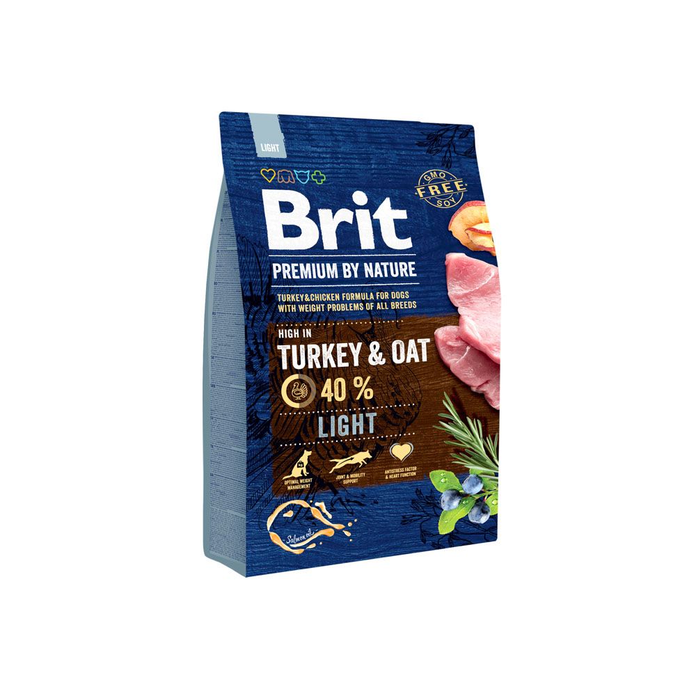Brit Premium by Nature Light kalkon för viktkontroll 3 kg