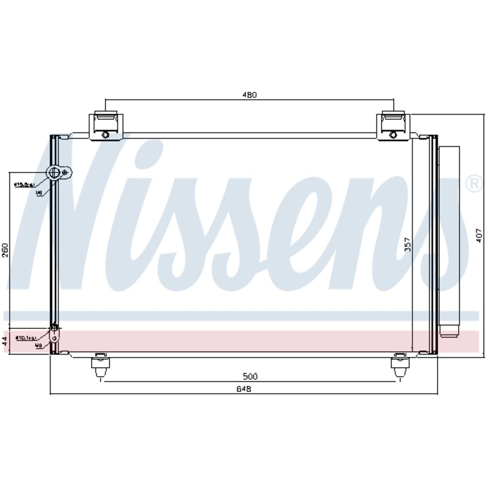 Kondensor, klimatanläggning 30-00354