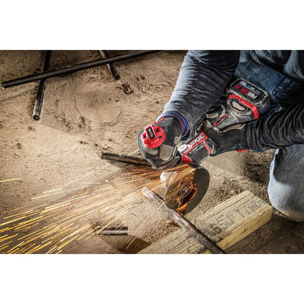 SKIL 3930 CB XP hiiliharjaton akkukulmahiomakone 125 mm runko