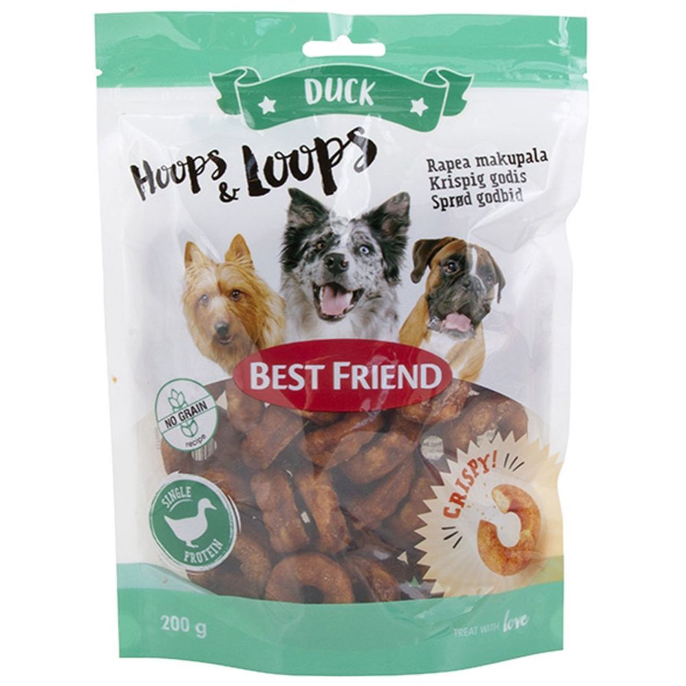 Best Friend Hoops & Loops koiran makupala 200 g