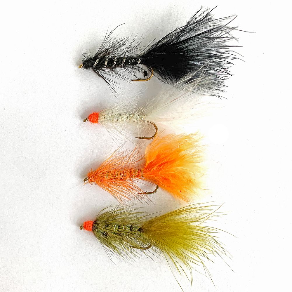MTX Fishing Leech perholajitelma musta ja oranssi 4 kpl
