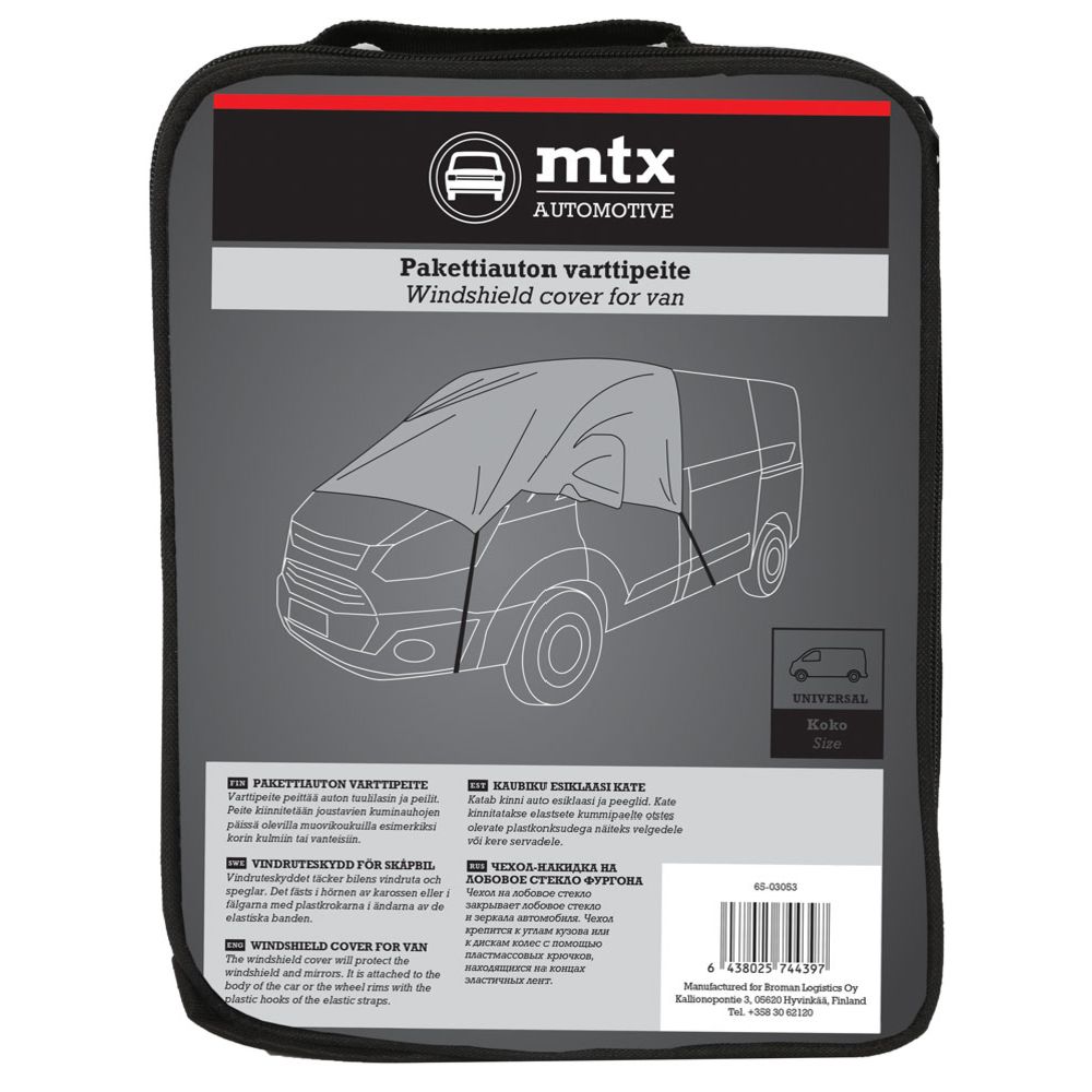 MTX Automotive kaubiku esiklaasi kate