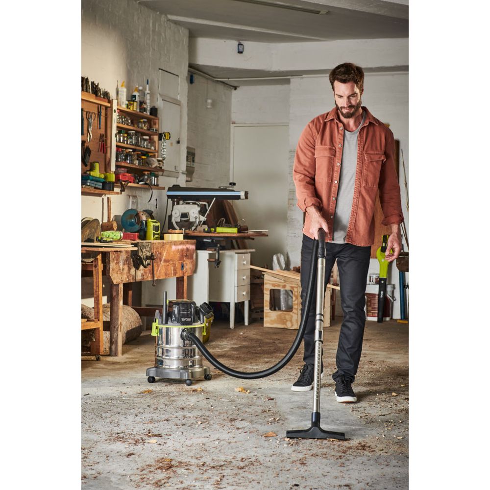 Ryobi ONE+ grovdammsugare våt/torr R18WDV-0 utan batteri
