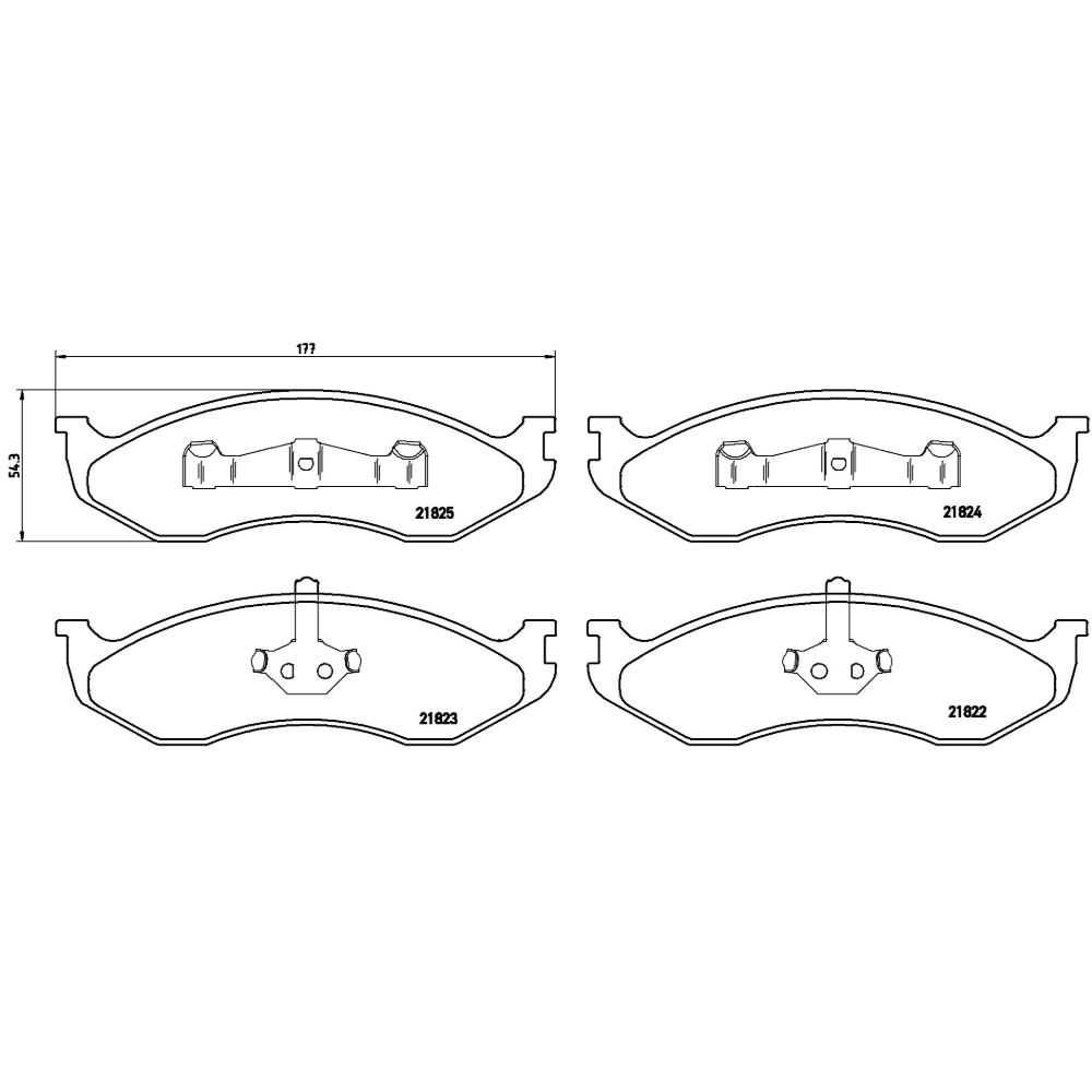 Piduriklotside komplekt 22-01103