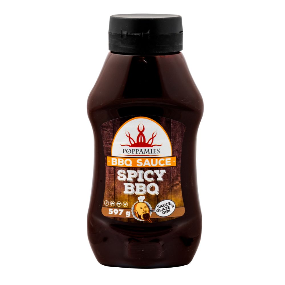 Poppamies BBQ Sauce Spicy grillikastike 597 g