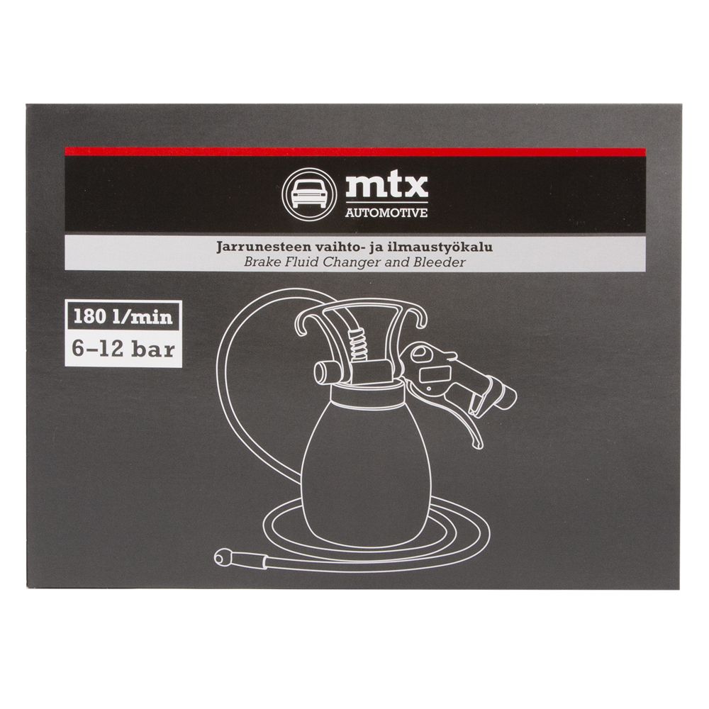 MTX Automotive jarrujen ilmauslaite/jarrunesteen vaihtotyökalu 1,2 l