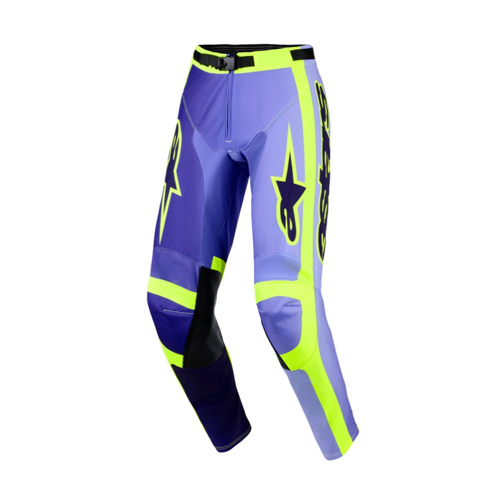Alpinestars Racer Portl ajohousut violetti/keltainen