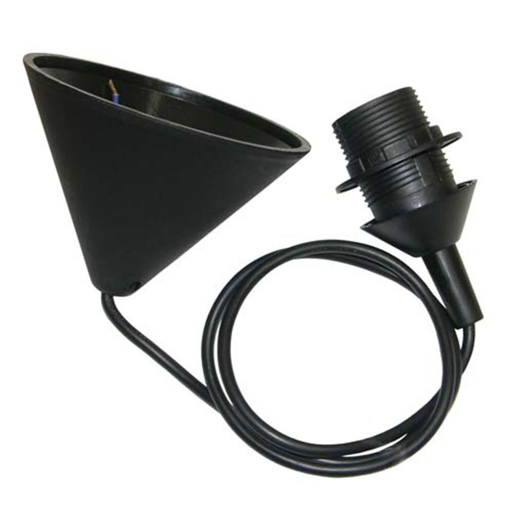 Harju pirnipesaga riputuskaabel, E27, 1 m, must