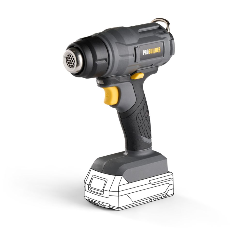 Probuilder batteridriven varmluftspistol 18V Li-ion Solo