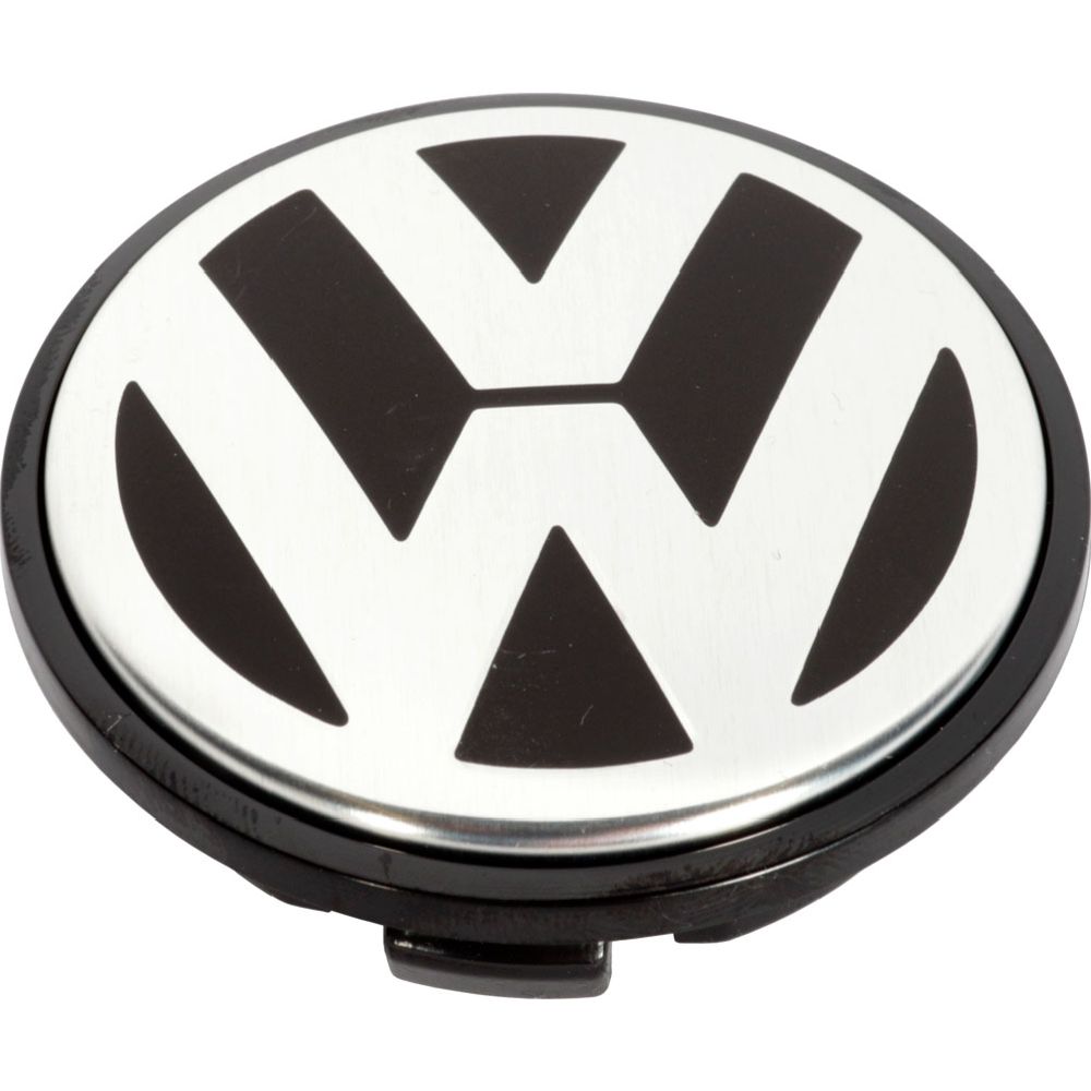 VW centrumkåpa ø 65 mm svart/krom OE-kvalitet