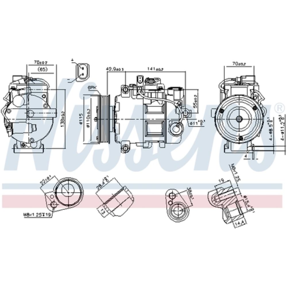 Ilmastointilaitteen kompressori 30-04016