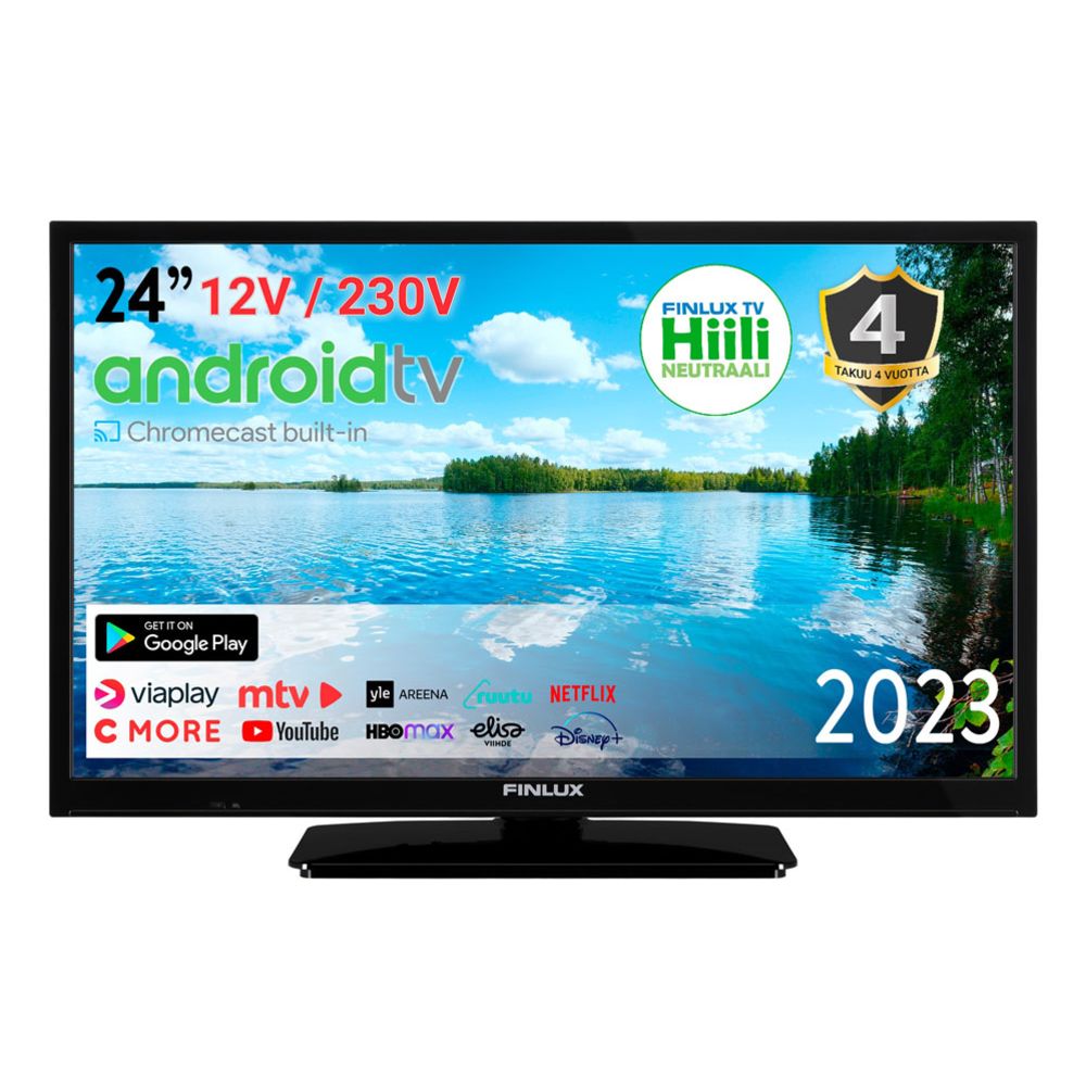 FINLUX 24M70ECI-12  24" ANDROID SMART TV 12V tuella