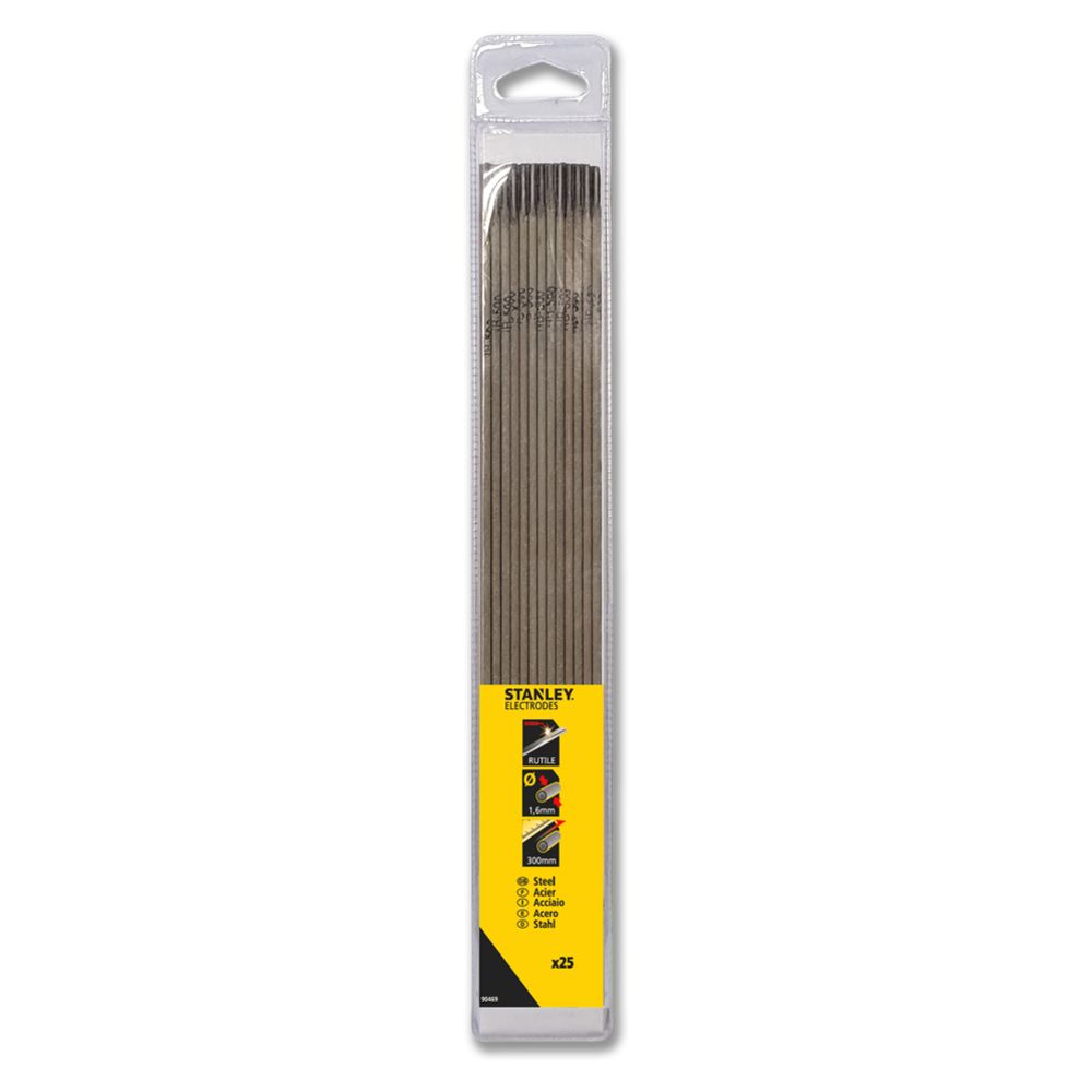 Stanley E6013 rutiil-keevituselektroodid 1.6 x 300mm 25 tk