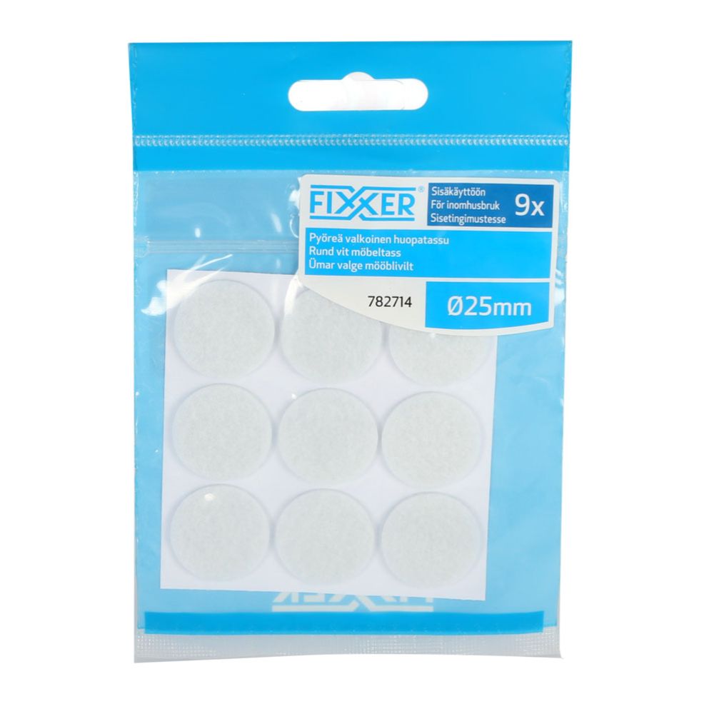 Fixxer® mööblivilt ümar ø 25 mm 9 tk
