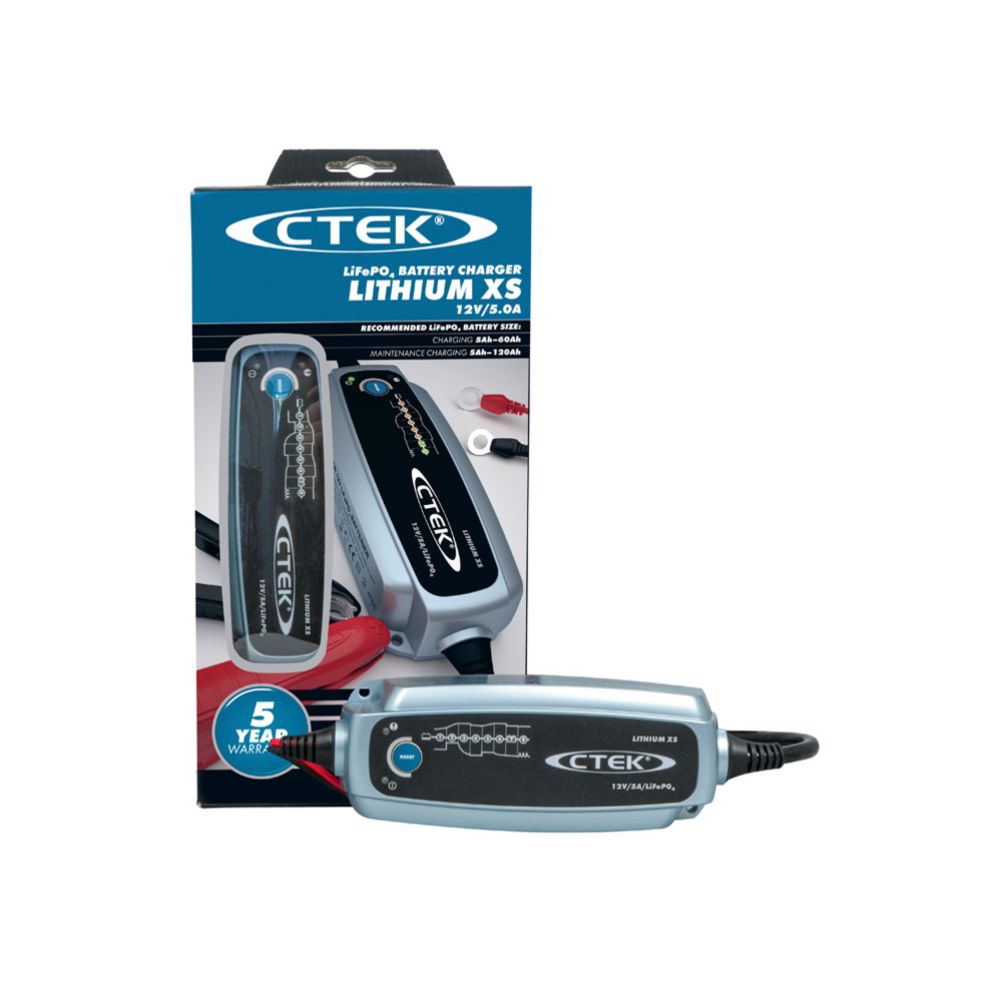 CTEK Lithium XS underhållsladdare 12V/5A